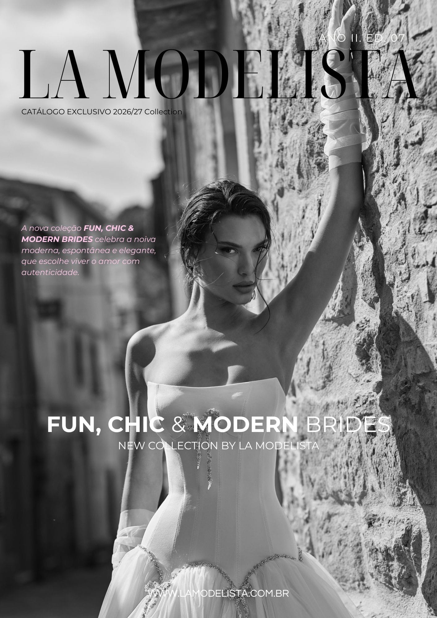 Capa do catálogo Coleção Fun, Chic & Modern 2026/27 — La Modelista