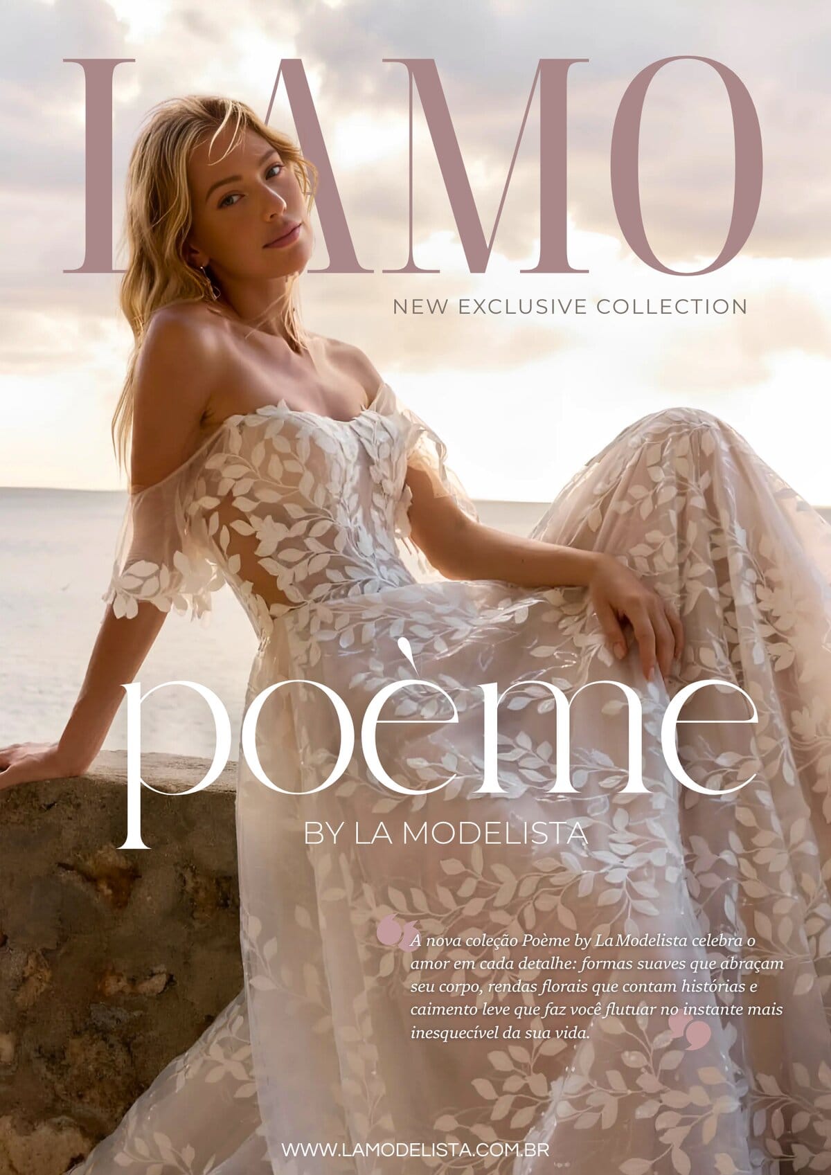 Vestido de noiva Coleção Poème — La Modelista, atelier de noivas no Rio de Janeiro